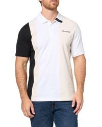 Karl Lagerfeld - Paris Collared Short Sleeve Color Blocking Polo - Lyst