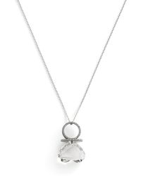 COACH - S Ring Heart Pop Pendant Necklace - Lyst