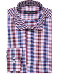 Tommy Hilfiger - Non Iron Regular Fit Check Spread Collar Dress Shirt - Lyst