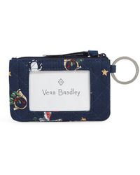 Vera Bradley - Cotton Zip Id Case Wallet - Lyst