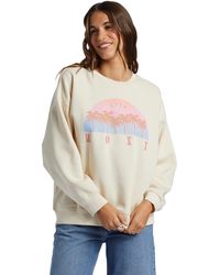 Roxy - Morning Hike Fleece Sweatshirt Pullover Sweater - Lyst