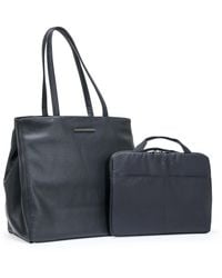 Kenneth Cole - Marley 's Pebble Vegan Leather 16" Laptop Tote With Removeable 14" Laptop Sleeve - Lyst
