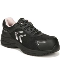 Dr. Scholls - Dr. Scholl's S Blaze Slip Resistant Composite Toe Work Sneaker Black Leather 6.5 M - Lyst