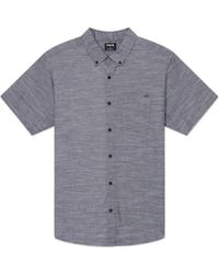 Hurley - Icon Stretch Short Sleeve Button Down Shirt - Lyst