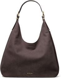 Michael Kors - Lg Hobo Shldr Chocolate One Size - Lyst
