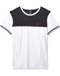 U.S. POLO ASSN. - Two Tone Crew Neck T-shirt - Lyst