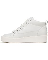 Naturalizer - S Morrison Mid High Top Fashion Casual Sneaker White Leather 8.5 M - Lyst