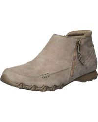 Skechers Suede Relaxed Fit Bikers Zippiest S Ankle Boots Chocolate 8 W in  Brown - Save 34% - Lyst