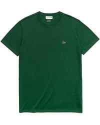 Lacoste - Embroidered Logo T-shirt - Lyst