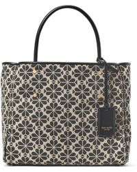 Kate Spade - Spade Flower Jacquard Medium Everything Tote - Lyst
