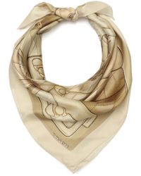 COACH - Stacked Tabby Printed Silk Square - Lyst