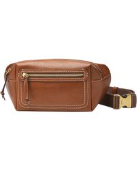 Fossil - Fletcher Leather Belt Bag - Lyst