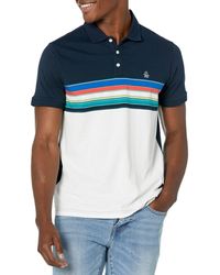 Original Penguin - Chest Stripe Polo Shirt - Lyst