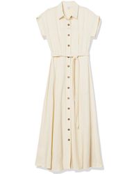 calvin klein maxi shirt dress