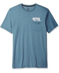 Volcom Mens Bard Short Sleeve Pocket Tee