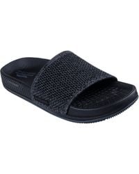 Skechers - On-the-go Arch Fit Hyper Slide W/heather Knit Sandal - Lyst