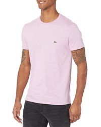 Lacoste - Short Sleeve Crewneck Pima Cotton Jersey T-shirt - Lyst