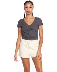Volcom - Lived In Lounge Fleece Sweat Shorts - Lyst