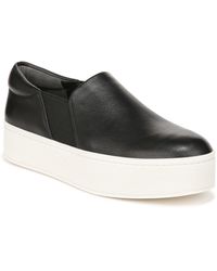 Vince - S Warren Platform Slip On Fashion Sneakers Black Leather 7.5 M - Lyst