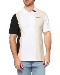Karl Lagerfeld - Paris Collared Short Sleeve Color Blocking Polo - Lyst