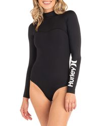 Hurley - Standard Oao Zip Back Surf Suit - Lyst