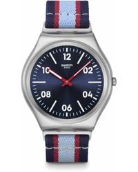 Swatch - Skin Irony 42 Watch Casual Polymer Blue Quartz Waterproof Beside The Sea - Lyst