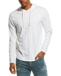 Vince - Slub Popover Hoodie (Optic) Clothing - Lyst