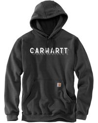 Carhartt - Rain Defender Loose Fit Midweight Logo Graphic Sweatshirt - Lyst
