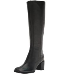Vince - S Maggie Knee High Boot Black Leather 9 M - Lyst