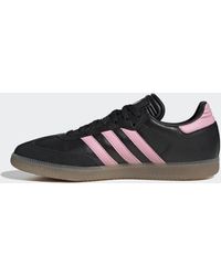 adidas - Samba Messi Shoes Black/gold Metallic/gum 10.5 Medium - Lyst