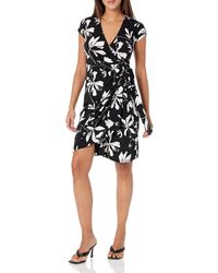 Maggy London - Printed Matte Jersey Wrap - Lyst