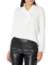 NIC+ZOE - Nic+zoe Ruffled Up Top - Lyst