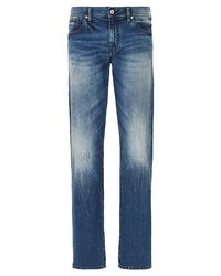 Emporio Armani - A|x Armani Exchange Straight Low Cut Washed 5 Pocket Pant - Lyst