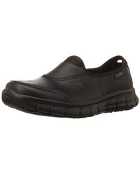 Skechers Leather For Work Sure Track Vonn Slip Resistant