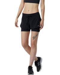 New Balance - Impact Run 2-in-1 Short Impact Run 2-in-1 Short - Lyst
