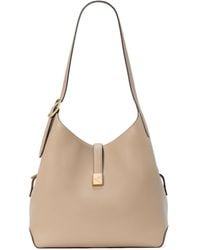 Kate Spade - Deco Pebbled Leather Large Shoulder Bag - Lyst