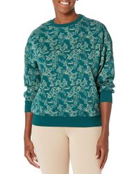 PUMA - Floral Crewneck Sweatshirt - Lyst