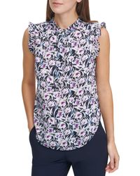 dkny white blouse