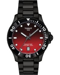 Tissot - Seastar 1000 Quartz 40mm Red For - Lyst
