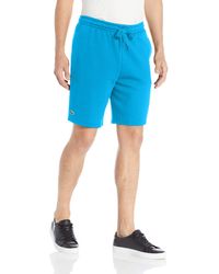 blue lacoste shorts