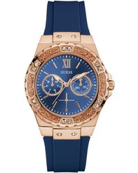 Guess - Quartz Stainless Steel And Silicone Casual Watch - Lyst