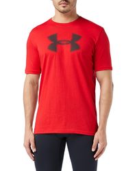 Under Armour - Ua Big Logo Short Sleeve T-shirt Xl Red - Lyst