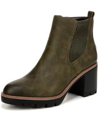 Naturalizer - S Madalynn Gore Water Repellent Lug Sole Ankle Boot Moss Green 6 W - Lyst