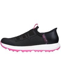 Skechers - Goglf 5 Slp S Spikeless Golf Shoes Black/pink 6 - Lyst