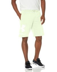 Under Armour - Size Rival Fleece Big Logo Shorts, - Lyst