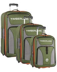 timberland suitcase green