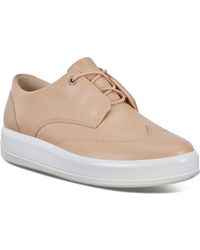 Ecco Leisure Tie Sneaker in Blue Lyst