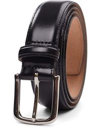 Cole Haan - Feather Edge Leather Dress Belt - Lyst
