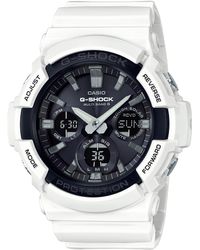 G-Shock - G-shock Gas-100b-7acr Solar White Resin Watch - Lyst