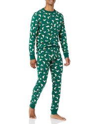 Essentials Men's Standard Knit Pajama Set 